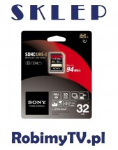  Sony SDHC UHS-I 32GB 94MB/s Class 10 SF-32UX