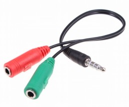  Kabel adapter MiniJack 3,5mm 3-4 pin
